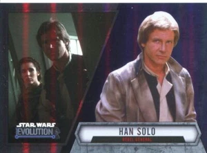 Star Wars Evolution 2016 Purple Parallel Card #44 Han Solo - Rebel General - Picture 1 of 1