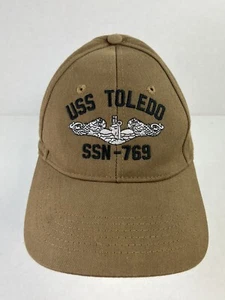 USS Toledo SSN-769 Submarino Caqui Gorra Sombrero Cresta de Águila Hecho en EE. UU. - Imagen 1 de 7
