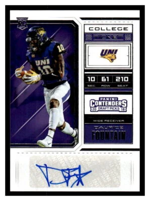 2018 Panini Contenders College Ticket #290 Daurice Fountain      FRA37-01 - Image 1 of 2