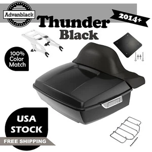 Thunder Black King Tour Pak Pack Fits Indian Chief/Dark Horse/ Roadmaster 2014+ - Picture 1 of 21