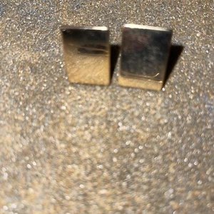 1960'S Hickok cuff links “W” “M”gold tone & PAT PEND bar has 1/20/12K & tie tac - Picture 1 of 10