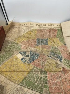 Plan de Paris. 1887. Pzaris actuel en 20 arrondissements - Picture 1 of 1