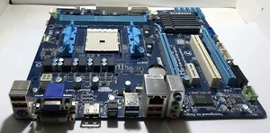 GIGABYTE GA-A75M-D2H Motherboard AMD A75 DDR3 Socket FM1 Micro ATX w/ IO Shield - Picture 1 of 3