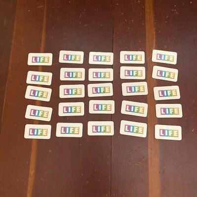 The Game of Life Board Game 40th Anniversary 1999 Replacement Pieces Game Tiles - Image 1 of 4