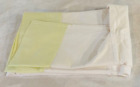 SERENA & LILY Citrine Wide Band TWIN BEDSKIRT WHITE /Green