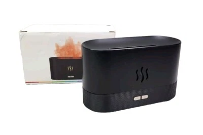 Humidificador difusor de aroma de aire de llama colorida, mejorado 7 colores de llama DQ791A Foto 1 de 4