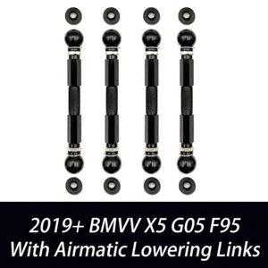 Fits BMW X5 2019+ G05 Fully Adjustable Air Ride Suspension Lowering Links Kit - Bild 1 von 8