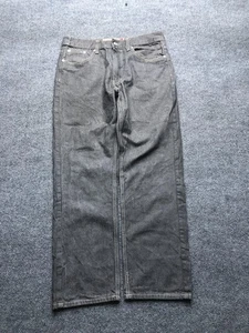 PJ MARK Jeans Mens 34x32 Gray Straight Leg Premium Denim Contrast Stitch 41350 - Picture 1 of 9