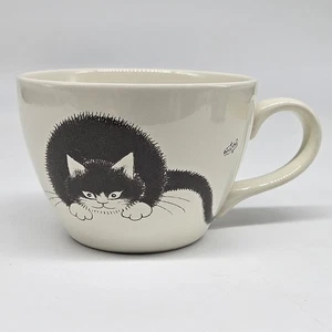 Albert Dubout Black Cat Tea Cup 6 Oz Editions Clouet 2001 - Picture 1 of 4