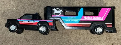 Vintage Nylint Horse Stables Truck & Trailer Champion Show Horses Set VTG - Image 1 of 4