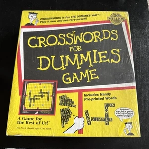 CROSSWORDS for Dummies Game 2-4 Players Ages 12+ NEW Sealed Vintage 1998 - Picture 1 of 3