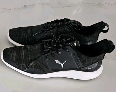 Zapatos de golf Puma Ignite Nxt de encaje para hombre talla 9, negros) Foto 1 de 4