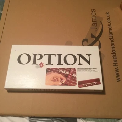 Option - Double-Sided Word Game, 1985 Parker, Vintage Complete 100% complete - Image 1 of 4