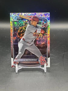 JJ Wetherholt 2025 Bowman Chrome - Mini Diamond Refractor #BCP-241 Cardinals - Bild 1 von 2