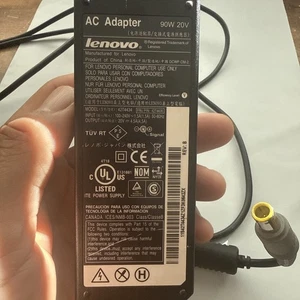 Lenovo 65Watt 20V 2-Pin AC Adapter Charger for ThinkPad P/N 92P1156 - Picture 1 of 8