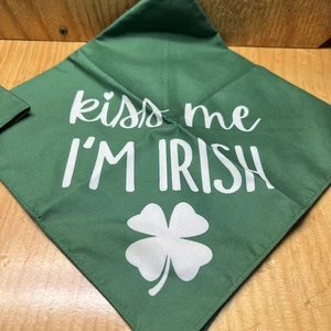 St Patrick’s Day Dog Bandana, Luck, Kiss Me I’m Irish 2pk - Picture 1 of 6