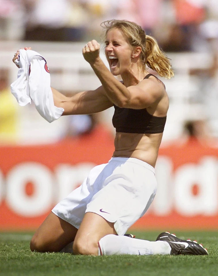 Women's Soccer Brandi Chastain 8x10 Photo Soccer Print Foto 1 de 1