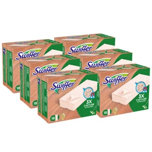 Pack de 6 paños de suelo Swiffer para madera y parquet paquete de recarga - Imagen 1 de 2