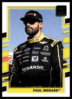 2018 Donruss Racing Green Foil #58 Paul Menard #013/199 - Image 1 of 2