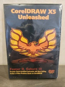 Rare Brand New Sealed CorelDRAW X5 Unleashed DVD-ROM By Foster D. Coburn III  - Picture 1 of 6