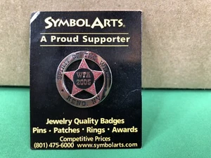 Pin de botón vintage 2005 Reno Nevada WFA SPIRIT OF THE WEST insignia de la feria occidental - Imagen 1 de 6
