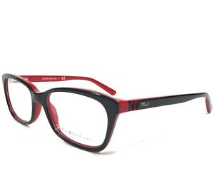 Polo Ralph Lauren 8527 1503 Kids Eyeglasses Frames Red Black Cat Eye 49-15-130