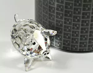 Raro maiale grande cristallo argento Swarovski primi 7638 065 000 scatola originale - Foto 1 di 3