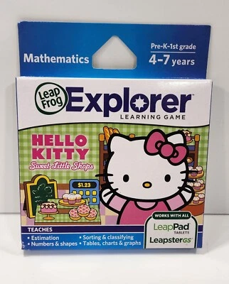 LeapFrog Leappad Explorer Hello Kitty Games LeapsterGS Mathematics Pre-K -1st Gr - Image 1 of 4
