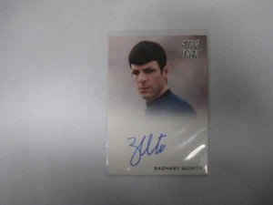 2009 Rittenhouse Star Trek Movie Zachary Quinto Autograph as Spock - Picture 1 of 2
