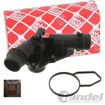 FEBI THERMOSTAT KÜHLMITTEL passend für BMW 3er E46 5er E39 E60 X3 E83 X5 E53 Z3 - Bild 1 von 2