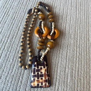Vintage African Beaded Necklace, - Picture 1 of 6