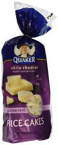 Quaker Rice Cakes White Cheddar 5.5oz Bag (Pack of 4)