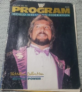 WWF Live Program 150 TED DIBIASE Verano 1987 Mercancía Catálogo Insertos/Anuncios Revista - Imagen 1 de 5