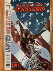 Ultimate Comics All New Spider-Man #16 Miles Morales 2012 Thor Iron Man Cap - Picture 1 of 1