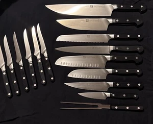 J.A. HENCKELS 13 Pro Pc’s — 1 Classic Pc.— 1 Fork International. Lightly Used - Picture 1 of 12