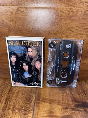 Slaughter - Fly To The Angels ( Cassette Single 1990) Went PLATINUM - Image 1 of 2