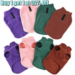 Pet Dog Fleece Vest Jacket Warm Coat Jumper Sweater Winter Clothes Small Large * - Picture 1 of 13