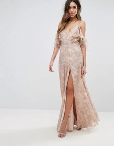 NWT The Jetset Diaries Sublime Illusion Maxi Dress Sz. Large "Blush" - Picture 1 of 9