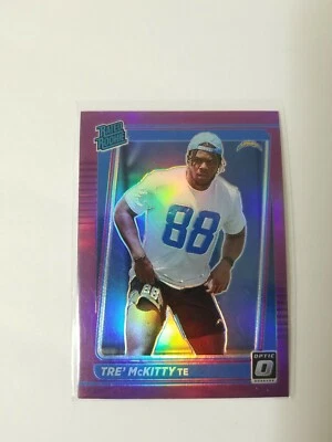 2021 Donruss Tre' McKitty #P-304 Pink Optic PRIZM Preview Rated Rookie RC - MINT - Image 1 of 2