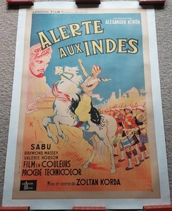 Large Antique French Movie Poster - Picture 1 of 8