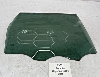 ✅ Vidrio ventana puerta pasajero trasero derecho Porsche Cayenne Turbo 958 2011-2018 OEM Foto 1 de 4