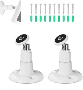 Confezione da 2 supporti a parete compatibili con Wyze Cam, Ring Indoor Cam e molti - Foto 1 di 9