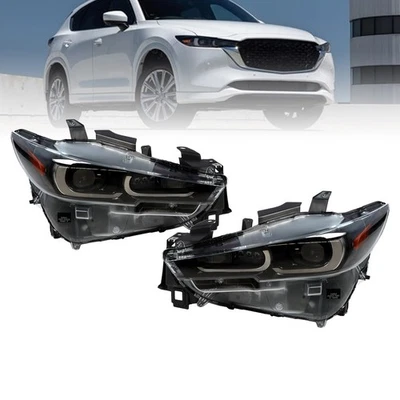 For 2022-2024 Mazda CX-5 Pair Clear Lens Full LED Front Headlights Assembly - Image 1 of 4