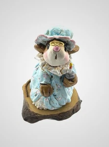 Wee Forest Folk Nightie Mouse Forget-Me-Nots Ltd Ed Series - New in Box w/Card - Picture 1 of 7