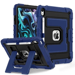 For iPad 10.2 7th 8th 9th Gen (2019/2020/2021) Case Shockproof Heavy Duty Stand - Picture 1 of 29