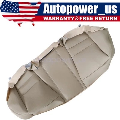 Cubierta de asiento de cuero inferior de banco trasero apta para Honda Accord 2008-2012 color tostado Foto 1 de 4