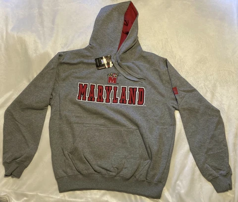 NEW University of Maryland XL Colosseum Hoodie Sweatshirt Cover