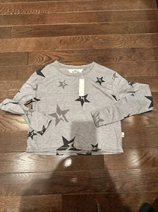 NWT Girl’s T2Love Long Sleeve Shirt With Stars And Lighting Bolts, Size 10 - Picture 1 of 6