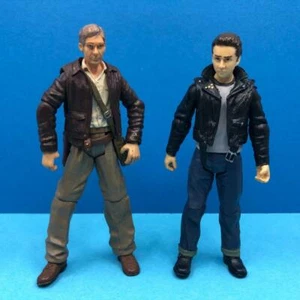 Retro Indiana Jones & Mutt Crystal Skull Film Movie 3.75" Action Figures Set - Picture 1 of 6