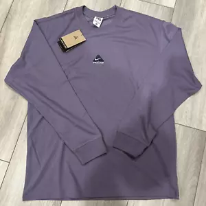 ¡NUEVO! CAMISETA NIKE ACG MANGA LARGA PARA HOMBRE TALLA M PÚRPURA GRÁFICO HOLGADO DR7753-509 - Imagen 1 de 4